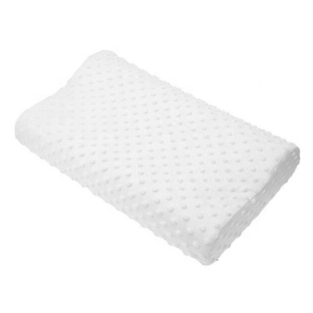 Perna cu memorie din spuma termoplastica pentru dormitor, Relax Pro, Alb