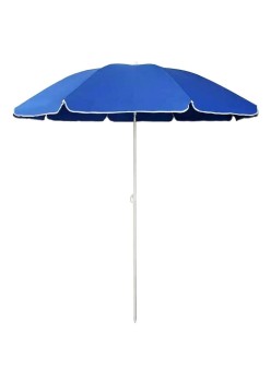 Umbrela de Plaja sau Gradina, culoare Albastra, model XL cu deschidere de pana la 160 cm