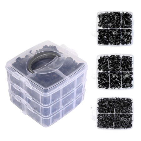 Set 625 clipsuri auto universale pentru montaj cu extractor inclus