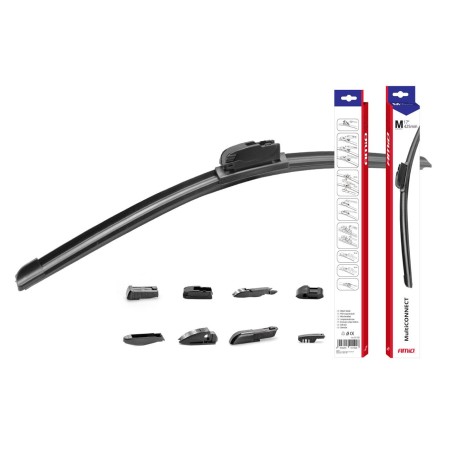 Stergator parbriz FLAT cu 8 adaptoare 17 
