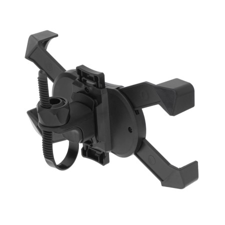 Suport Telefon cu 4 Brațe, Montaj pe Motocicletă sau Bicicletă, Fixare Reglabilă, Compatibil Universal, Negru