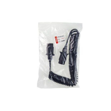 Cablu electric pentru remorca spiralat cu prize 7PIN 12V 6m