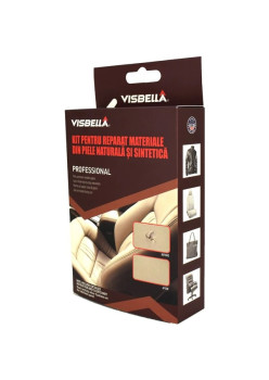 Kit reparatie piele naturala sau sintetica pentru tapiterii, Visbella