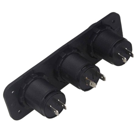 Priza Suplimentara Impermeabila 12V cu 2 x USB si Voltmetru – Auto, ATV, SSV, Off-Road