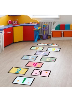 Joc pentru copii prescolari, Sotron Mini, din autocolant autoadeziv, 130 x 45cm