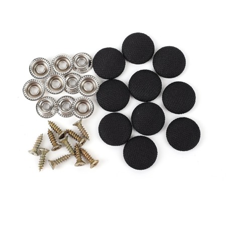 Set 12 clipsuri pentru reparatii tapiterie plafon auto, culoare Negru
