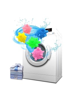Set 5 bile anti-scamosare si inmuiere a rufelor, pentru masina de spalat