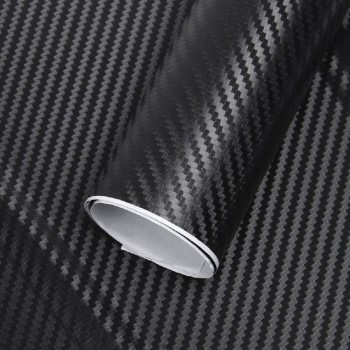 Folie colantare auto Carbon 3D - Negru (3m x 1,27m)