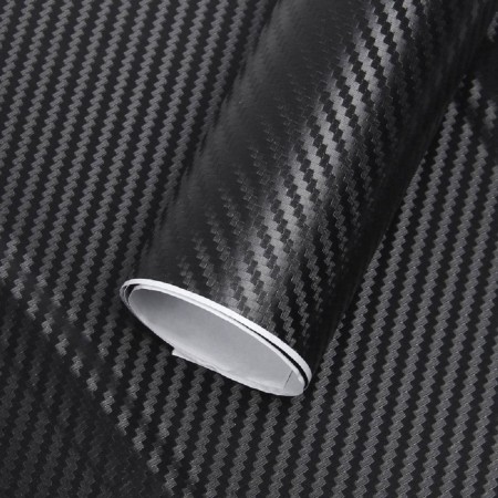 Folie colantare auto Carbon 3D - Negru (3m x 1,27m)