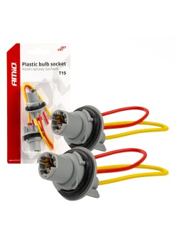 Set 2 socluri bec T15, W16W, W5W, cu garnitura din cauciuc