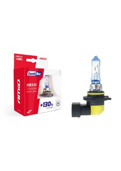 Set becuri cu halogen HB3 12V 60W LumiTec LIMITED + 130% DUO BOX
