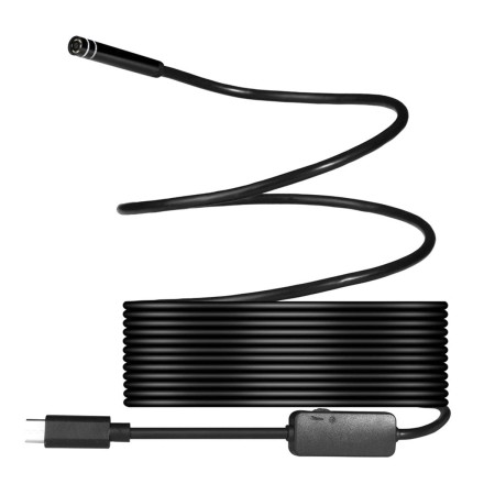 Camera endoscopica de inspectie, waterproof, 5,5mm, conectare Android/Windows prin USB-C, lungime cablu 5m