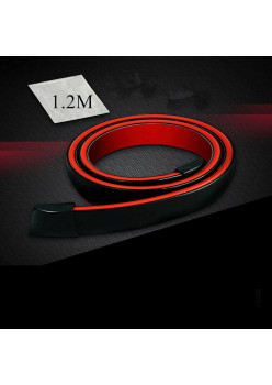 Eleron auto cu lampa stop frana suplimentara pentru autoturisme, 12V, 120cm, Negru