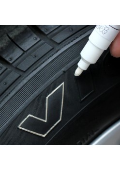 Marker Permanent pentru Anvelope, Rezistent la Apă și Uzură, Culoare Alb – Vizibilitate Maximă și Durabilitate Extinsă