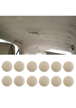 Set 12 clipsuri pentru reparatii tapiterie plafon auto, culoare Bej