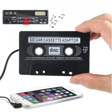 Adaptor auto retro caseta cu mufa jack pentru MP3 URZ0234
