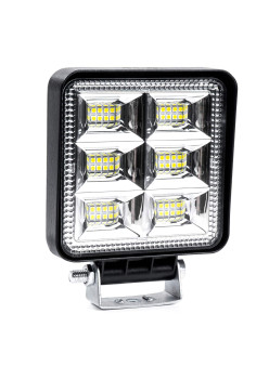 Proiector LED pentru Off-Road, ATV, SSV, putere 144W, culoare 6500K, tensiune 9-36V, dimensiuni 110 x 110 x 35 mm