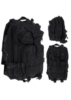Rucsac Tactic Militar, culoare NEGRU, capacitate 25l