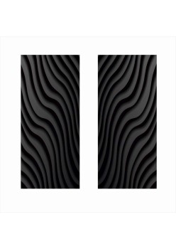 Set 2 Stickere Auto pentru Stalpi Usi – Autocolant Decorativ Autoadeziv OraJet, Print Outdoor EcoSolvent, 50x22 cm