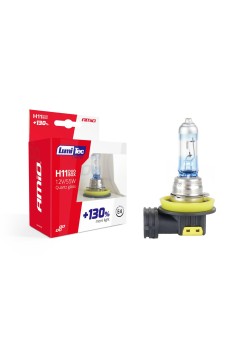 Set becuri cu halogen H11 12V 55W LumiTec LIMITED + 130% DUO BOX