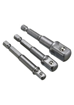 Set 3 adaptoare pentru scule de mana, dimensiunile 1/2, 3/8 și 1/4