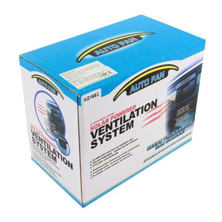 Ventilator auto cu panou solar AG166C
