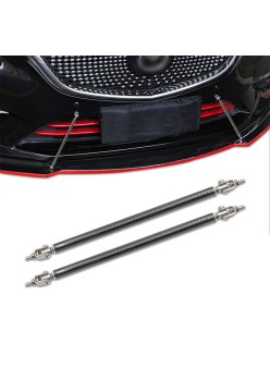 Set 2 Tije din Aluminiu reglabile pentru Consolidare Spoiler, lungime 20cm, IMITATIE CARBON