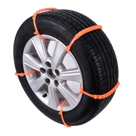 Set 10 benzi Anti-Derapante pentru Anvelope Auto, reglabile, lungime 93,5 cm