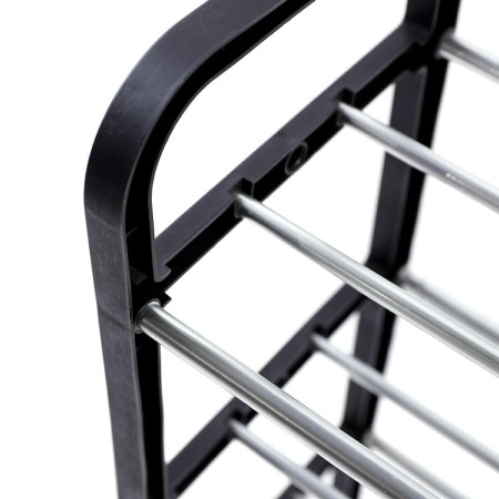 Raft Elegant pentru depozitare Pantofi sau Pantaloni, cu traverse metalice, 4 nivele, dimensiuni 58 x 42 x 18 cm