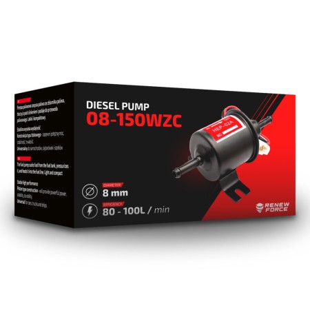 Pompa Electrica Universala pentru extractie Combustibil sau alte lichide, debit 80 -120 l/h, alimentare 12V