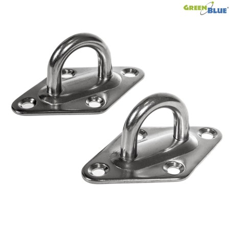 Set Montaj Umbrar Grădină, 9 Piese, Oțel Inoxidabil AISI 316, cu Frânghie 10m – Compatibil cu Majoritatea Velelor