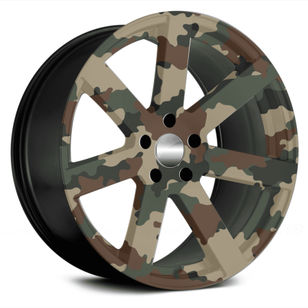Folie decorativa jante auto FJT-27, set 4 bucati, diametru 60 cm, imprimare EcoSolvent, autoadeziva, rezistenta UV si intemperii