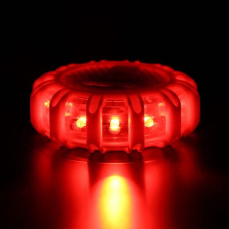 Lampa LED de urgenta pentru siguranta rutiera cu baza magnetica si functie de lanterna