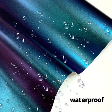 Folie Auto Cameleon Albastru/Violet pentru Colantare Integrala, Lucios, 3m x 1.52m, Termoplastica, Bubble Free