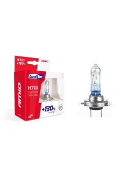 Set becuri cu halogen H7 12V 55W LumiTec LIMITED + 130% DUO BOX