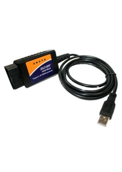 Interfata diagnoza auto OBD2 ELM 327, conectare prin USB