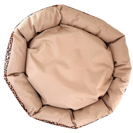 Culcus din material impermeabil pentru caine/pisica, model Animal Print, 77 cm