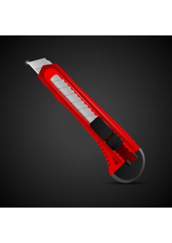 Cutit - cutter standard retractabil cu maner din plastic