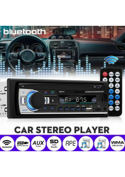 Player Auto, 4 x 60W cu  Bluetooth, Telefon, Radio, MP3, AUX, Card MicroSD, Telecomanda