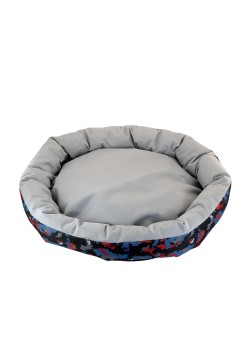Culcus din material impermeabil pentru caine/pisica, model Camuflaj, 77 cm