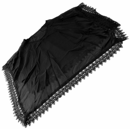Tunica, Rochie de plaja aerisita, ușoara și delicata, culoare Neagra, dimensiune Universala