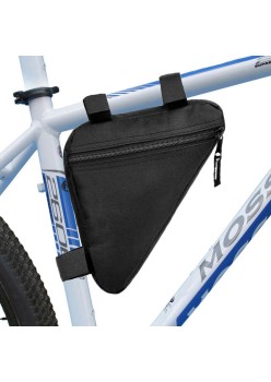 Geanta triunghiulara pentru cadru bicicleta, 25 x 19 x 18 cm, culoare neagra