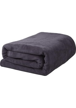Prosop din microfibra super absorbant cu uscare rapida, 100 x 50 cm, culoare Gri