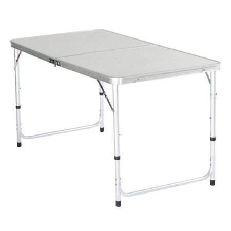 Masa turistica pliabila din aluminiu cu 4 scaune, 120 x 60cm