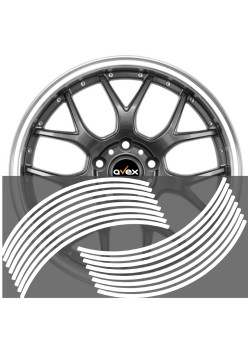 Set 16 inele din autocolant pentru jante culoare Alb Lucios