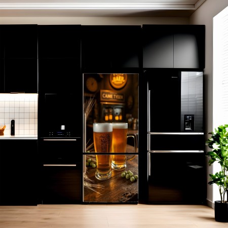 Autocolant Decorativ Frigider 200x90cm – Folie Color Autoadezivă OraJet, Reîmprospătare Rapidă Mobilier