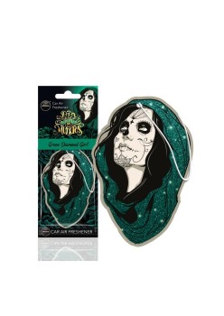 Odorizant Auto AROMA DIA DE LOS MUERTOS Green Diamond Girl