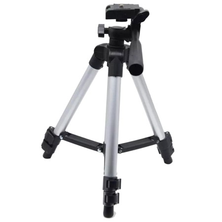 Trepied fotografic din aluminiu, compact, cu suport mobil 3D + Telecomanda Bluetooth