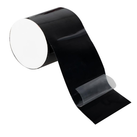 Banda impermeabila pentru reparatii tevi piscina sau instalatii sanitare, dimensiune 150 x 10 cm, culoare neagra