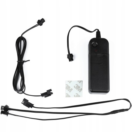 Benzi LED pentru Cască Moto, Set 2 Bucăți, Alb, Autoadezive, Telecomandă cu Fir, 2xAAA
